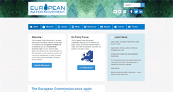 Desktop Screenshot of europeanwater.org